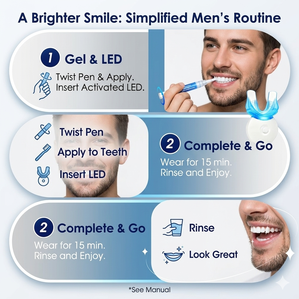 Teeth Whitening LED Kit